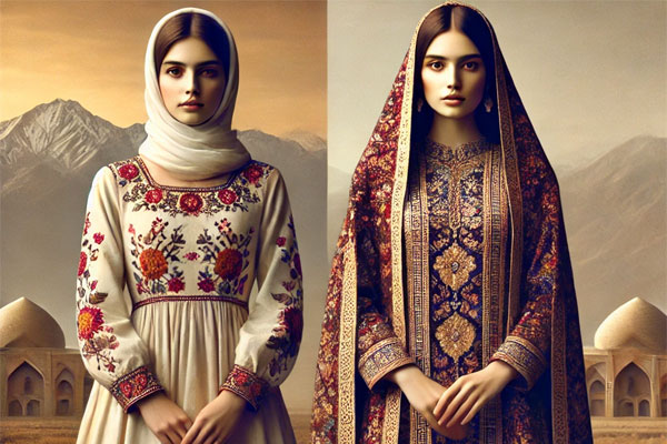 مقایسه لباس مازندرانی و گیلانی