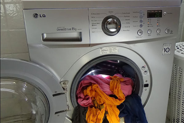 انتخاب برنامه مناسب شستشو در ماشین لباسشویی ال جی