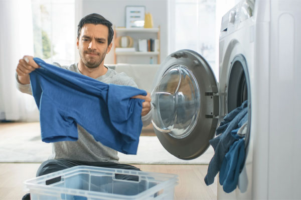 علت تمیز نشدن لباس در لباسشویی