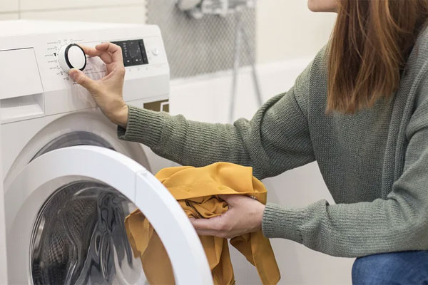 تنظیمات نامناسب دما و برنامه شستشو